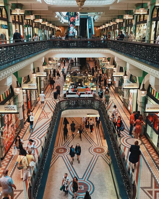 People Walking Inside the Shopping Mall